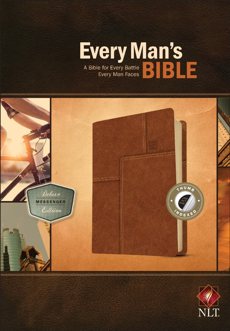 NLT Every Man's Bible, Deluxe Messenger Edition - Re-vived