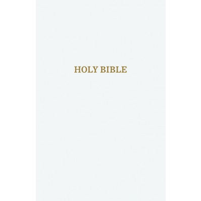 KJV Gift And Award Bible, White, Red Letter Ed - Re-vived