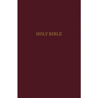 KJV Gift And Award Bible, Burgundy, Red Letter Ed. - Re-vived