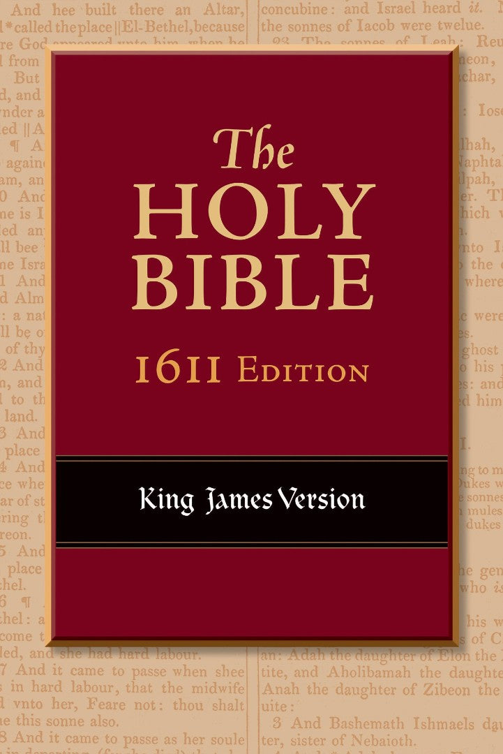 KJV Bible, 1611 Edition, Black - Re-vived