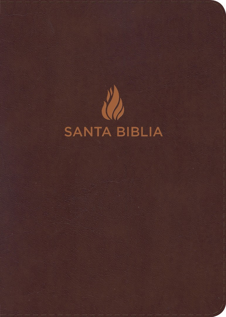NVI Biblia Letra Súper Gigante, marrón piel fabricada - Re-vived