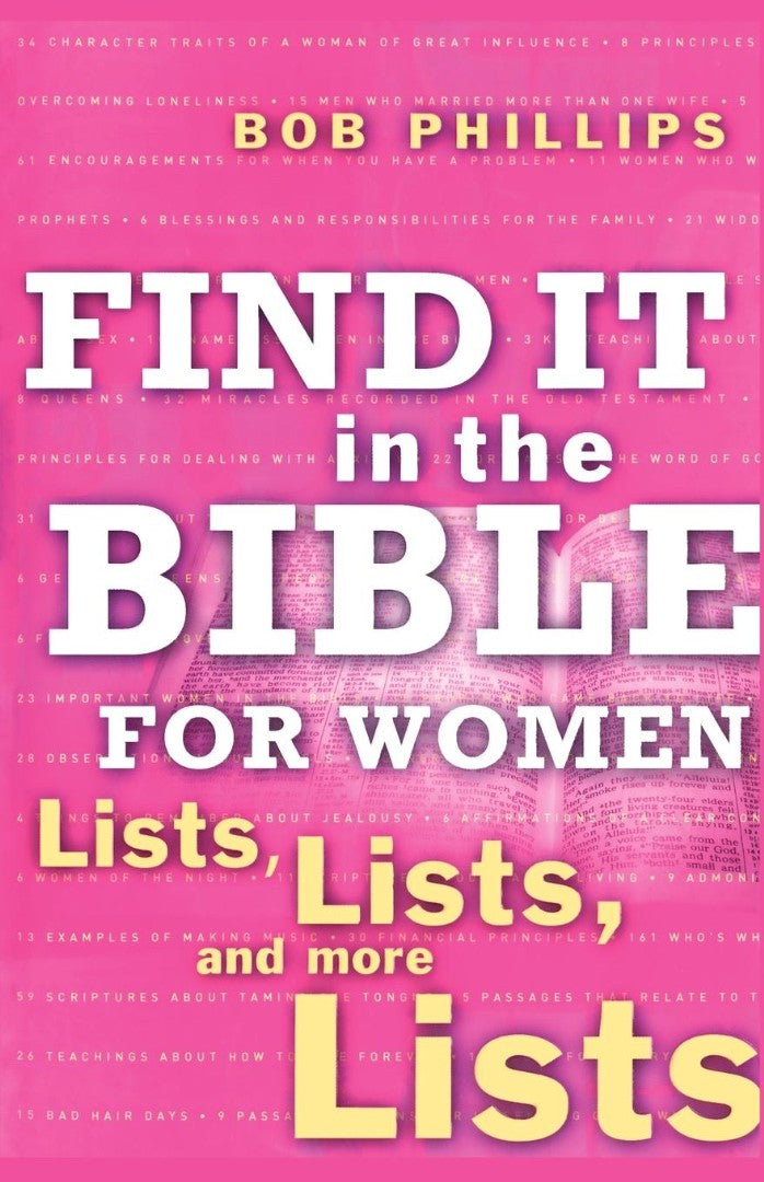 Find It in the Bible for Women - Re-vived