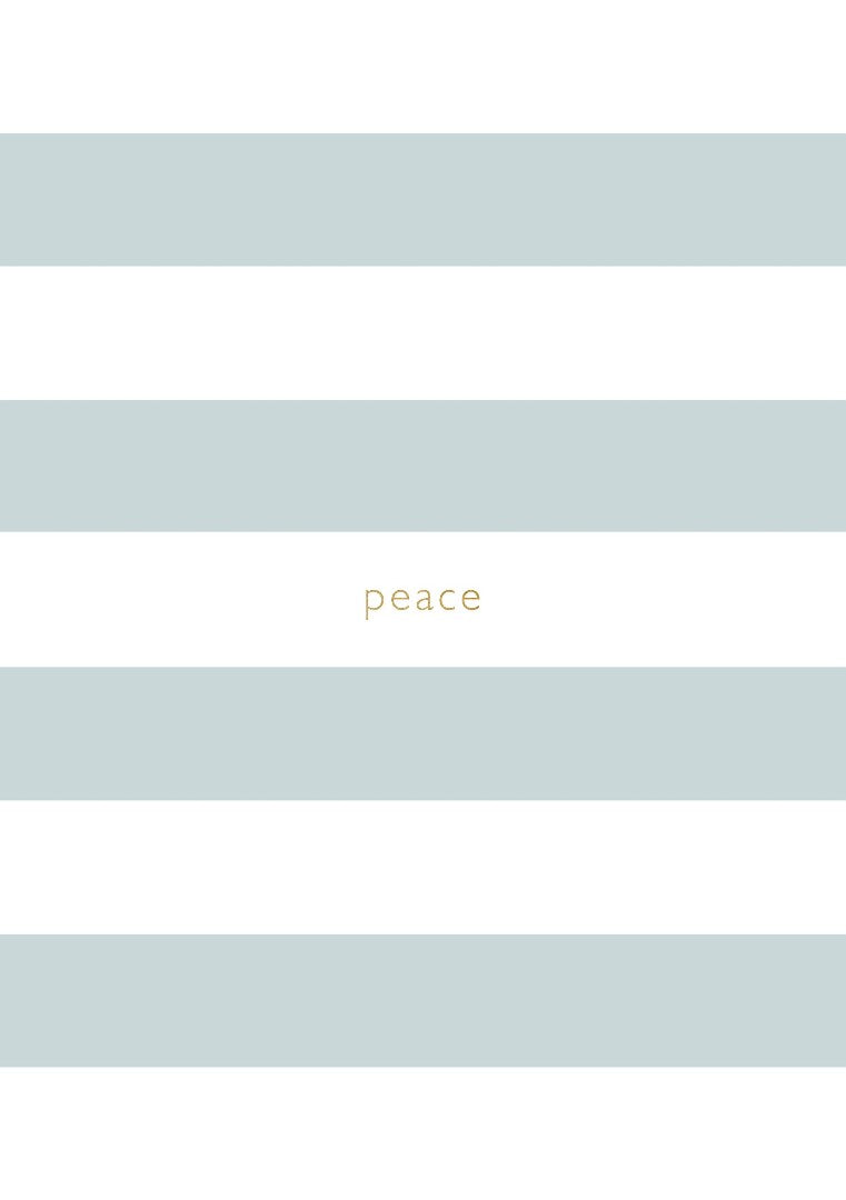 A5 Notebook Blue Striped - Re-vived