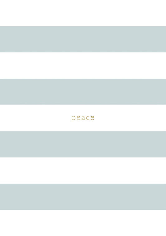 A5 Notebook Blue Striped - Re-vived