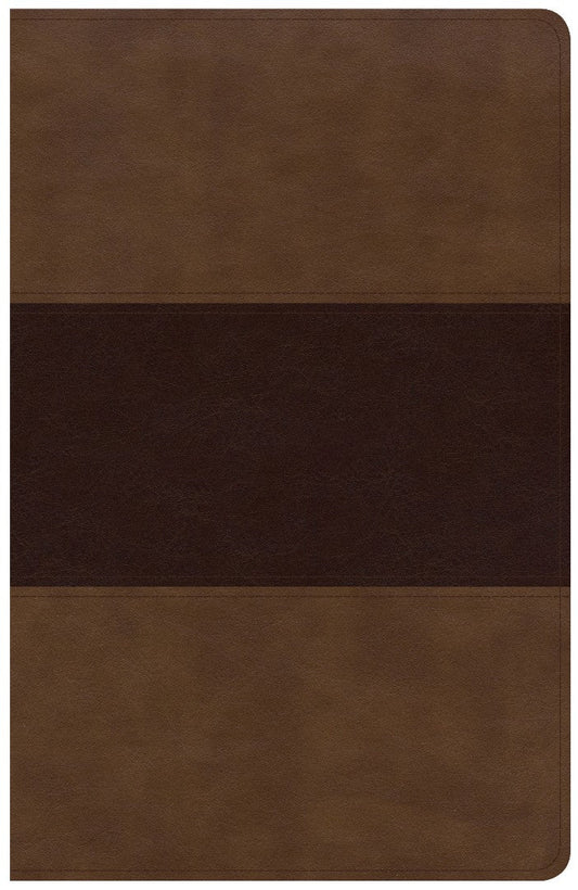 KJV Large Print Personal Size Reference Bible, Saddle Brown - Re-vived