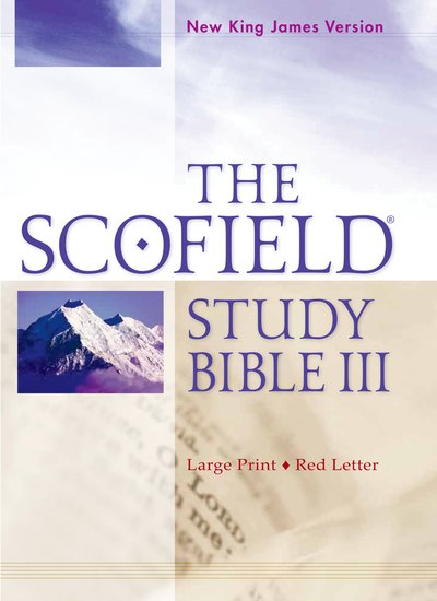 NKJV Scofield Study Bible III, Large Print Edition, Burgundy - Re-vived