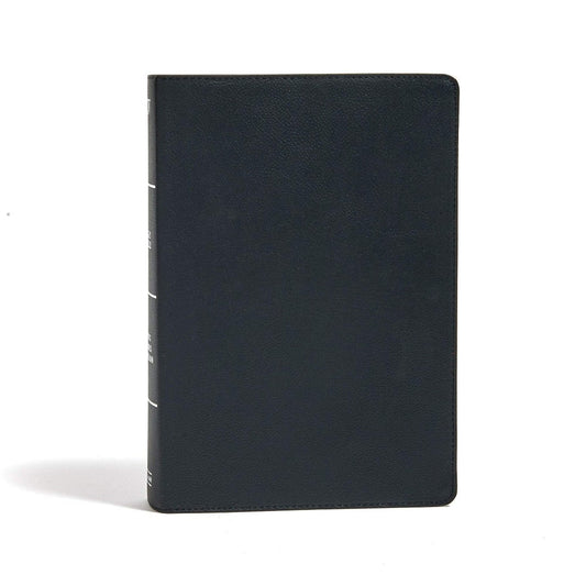 KJV Super Giant Print Reference Bible, Black Genuine Leather - Re-vived