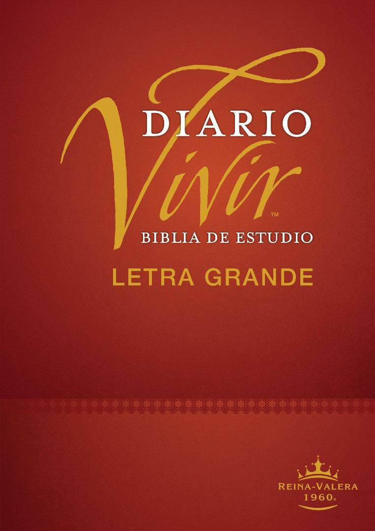 Biblia de estudio del diario vivir RVR60, letra grande - Re-vived