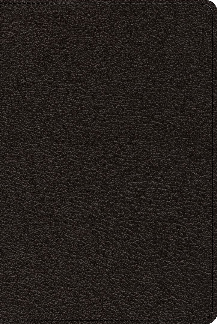 ESV Bible with Creeds and Confessions, Goatskin, Black - Re-vived