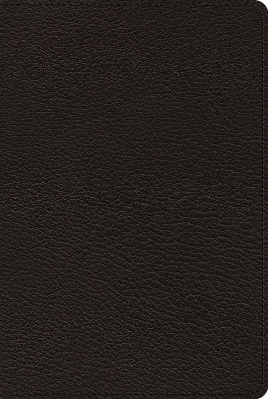 ESV Bible with Creeds and Confessions, Goatskin, Black - Re-vived