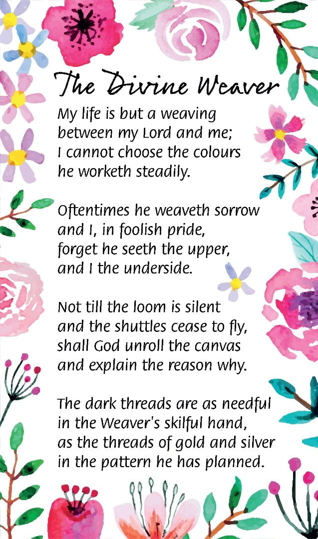 Divine Weaver Prayer Cards, The (pack of 20) - Re-vived