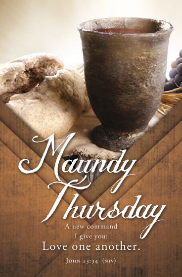 Maundy Thursday Bulletin (pack of 100) - Re-vived