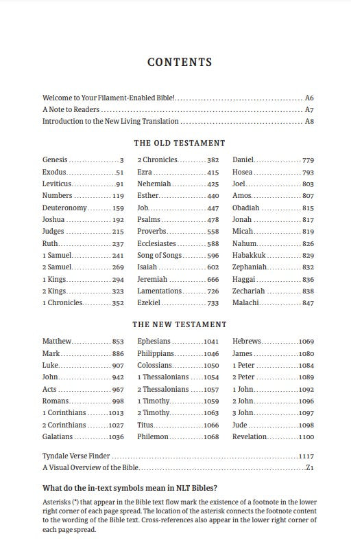 NLT Thinline Reference Bible, Filament Edition, Berry - Re-vived