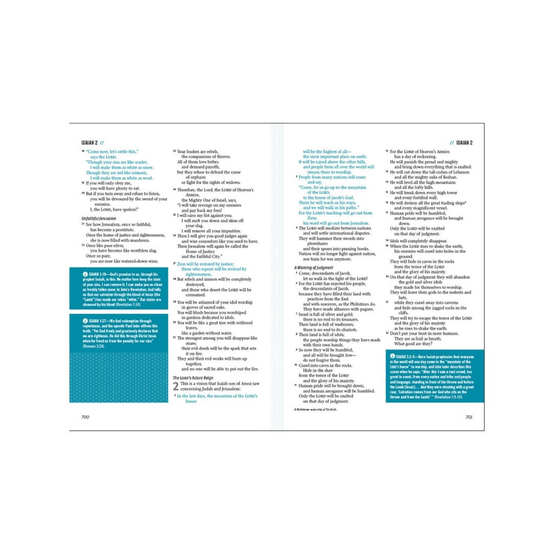 NLT Jesus-Centered Bible - Re-vived