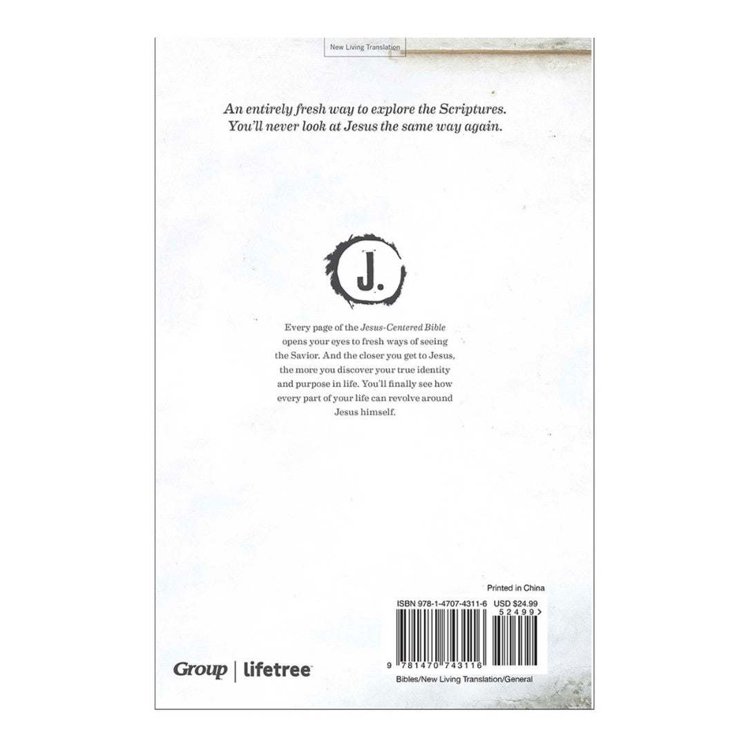 NLT Jesus-Centered Bible - Re-vived