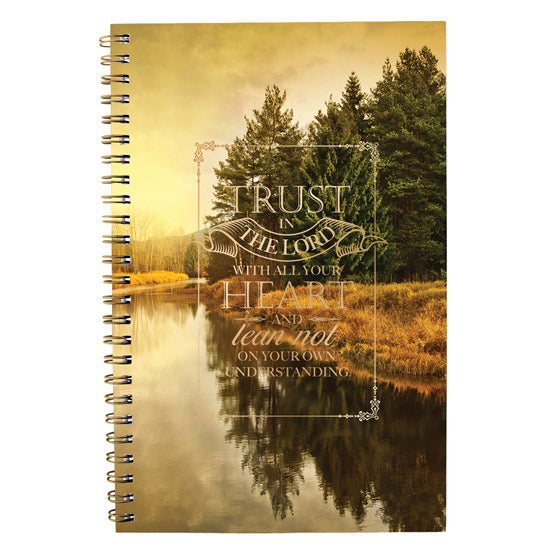 Trust in the Lord Wirebound Notebook - Re-vived