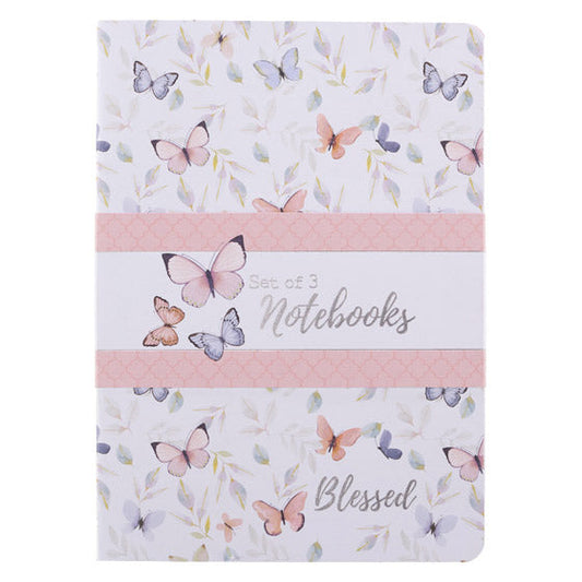 Butterfly Notebook Set (pack of 3) - Re-vived