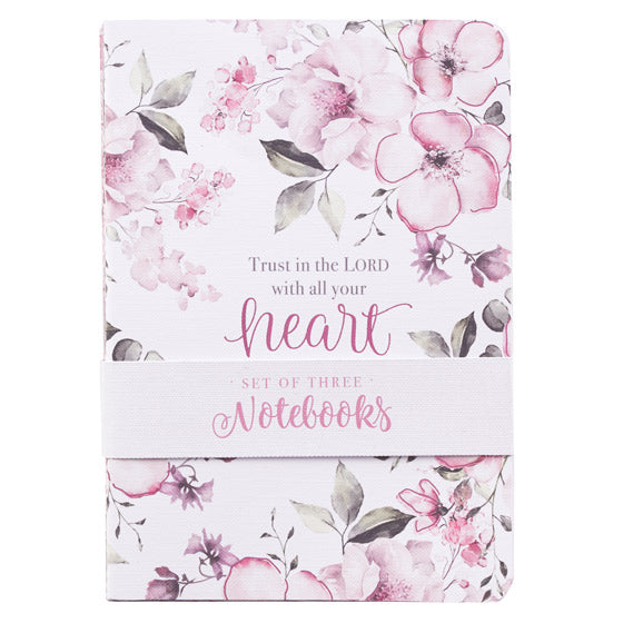 Trust in the Lord Notebook Set (pack of 3) - Re-vived