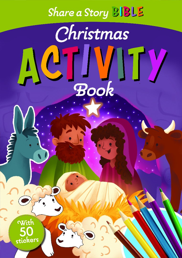 Share a Story Bible Christmas Activity Book - Re-vived