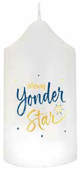 Following Yonder Star Gift Candle - Re-vived