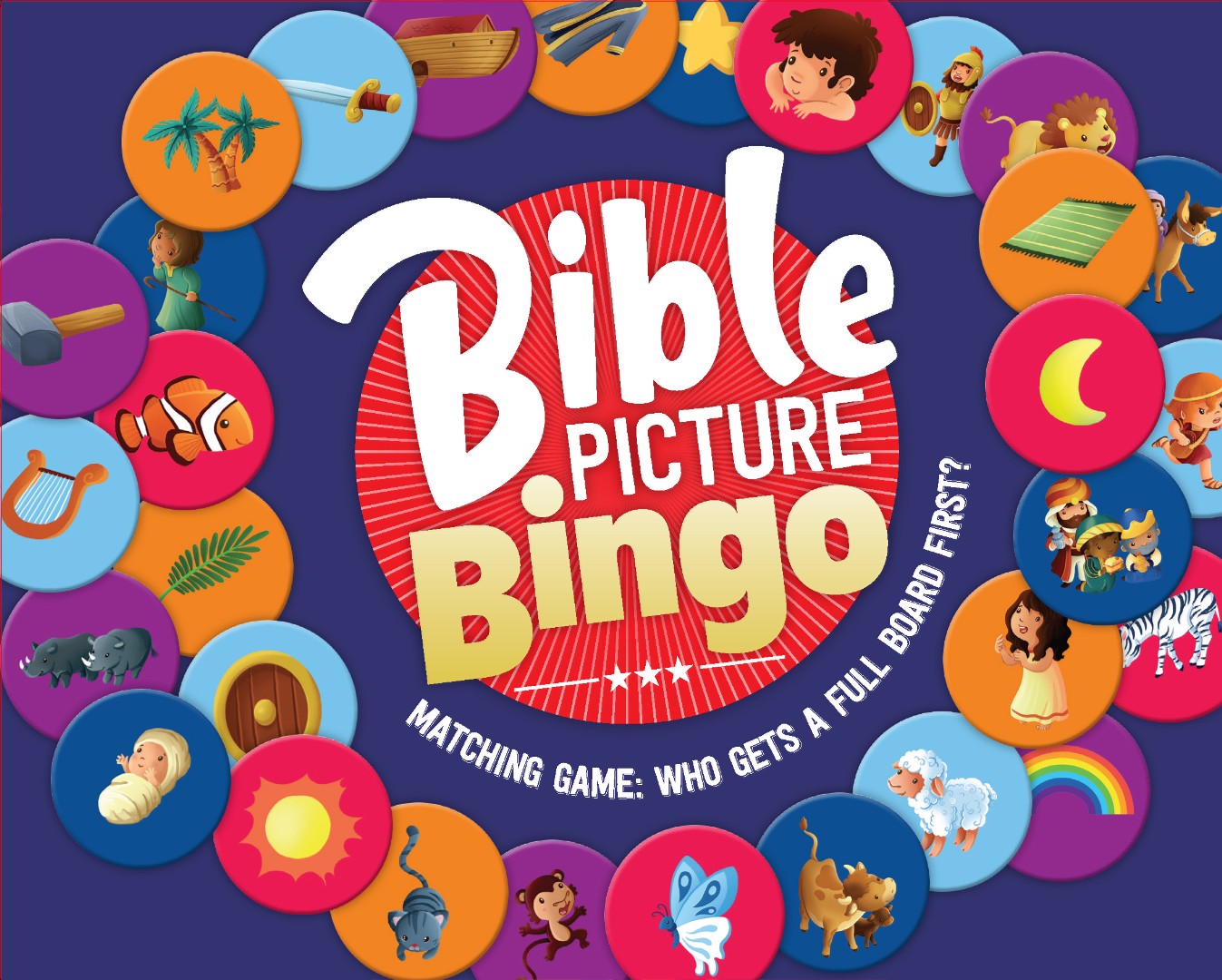 Bible Picture Bingo Game - Re-vived