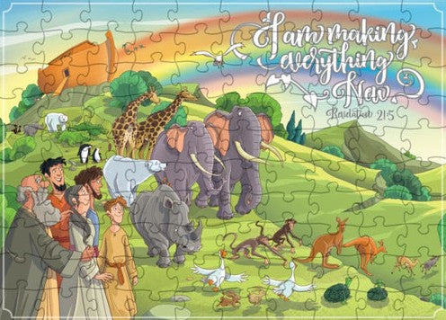Bible Puzzle: The New Beginning (100 Pieces) - Re-vived