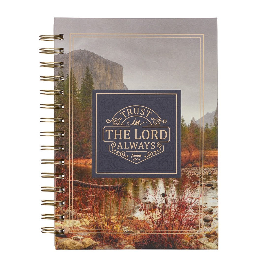 Trust in the Lord Always Large Wirebound Journal - Re-vived