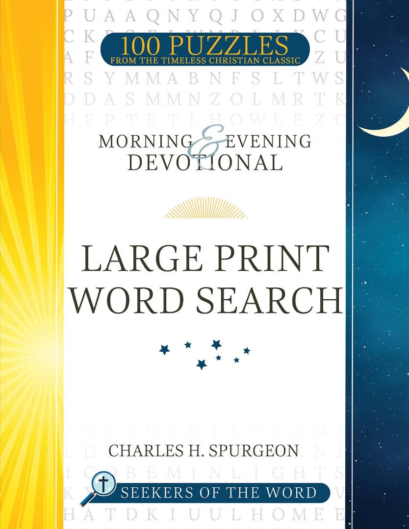 Morning and Evening Devotional Large Print Word Search - Re-vived