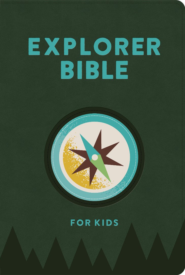 CSB Explorer Bible for Kids, Olive Compass, Indexed - Re-vived