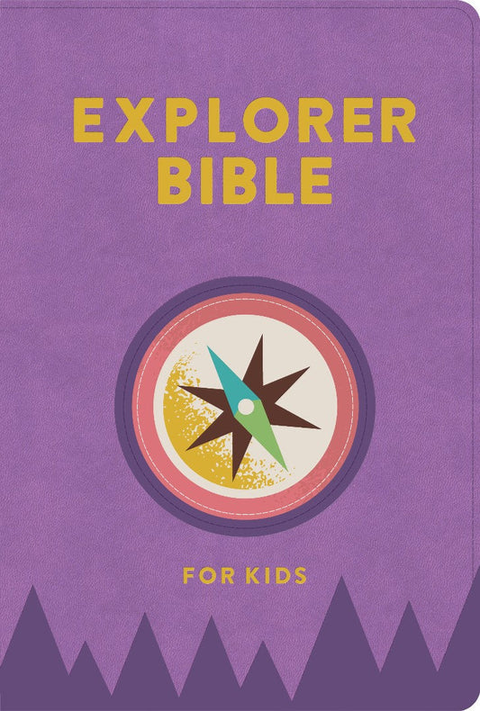 CSB Explorer Bible for Kids, Lavender Compass, Indexed - Re-vived