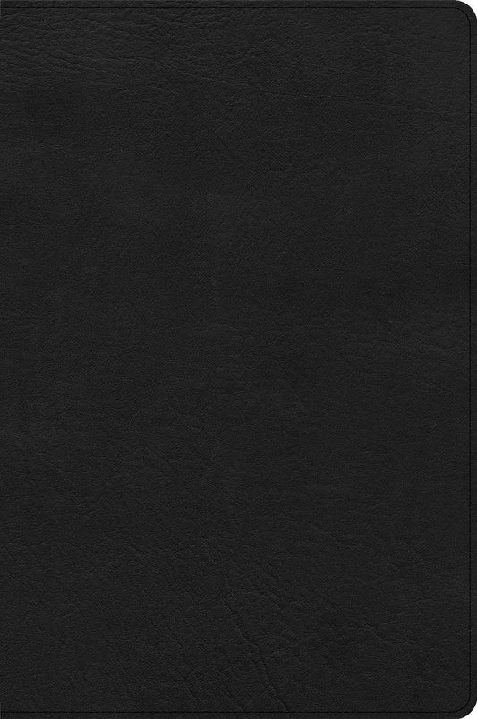 CSB Large Print Thinline Bible, Black LeatherTouch - Re-vived