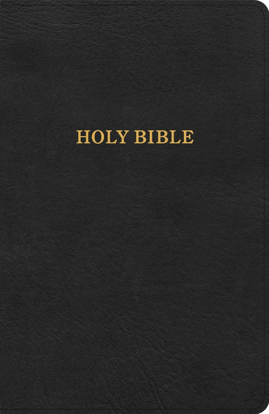 KJV Thinline Bible, Black LeatherTouch - Re-vived
