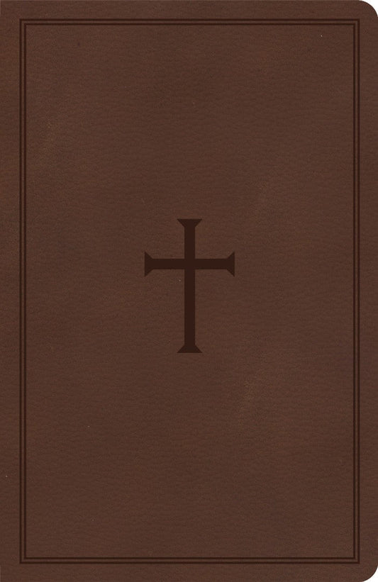 KJV Thinline Bible, Brown LeatherTouch - Re-vived