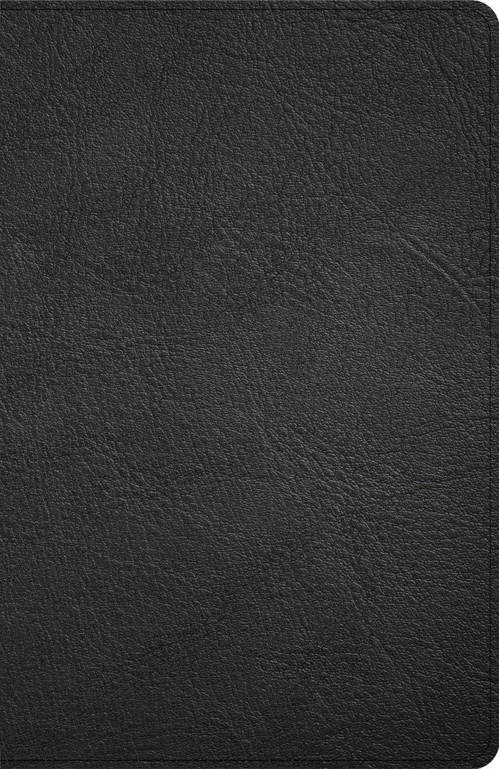 KJV Thinline Bible, Black Genuine Leather - Re-vived