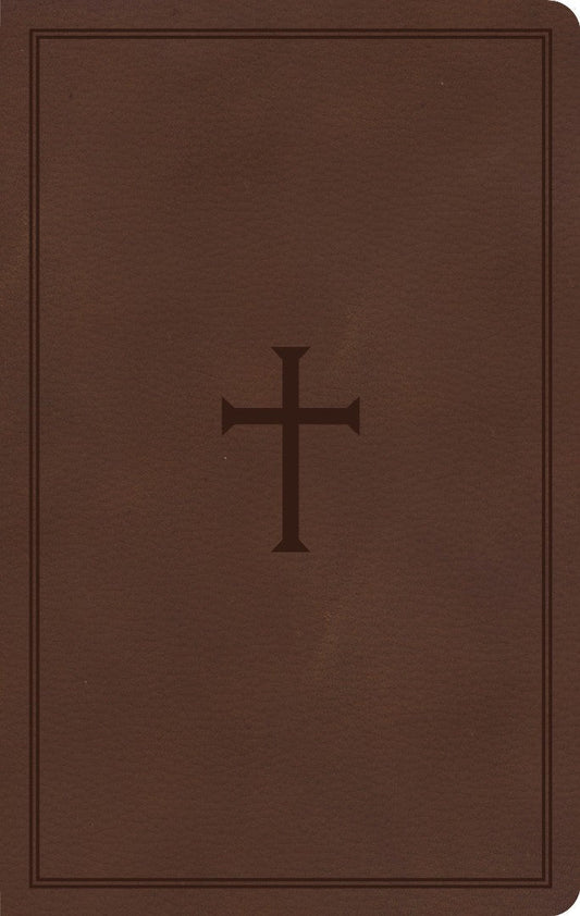 KJV Thinline Reference Bible, Brown LeatherTouch - Re-vived