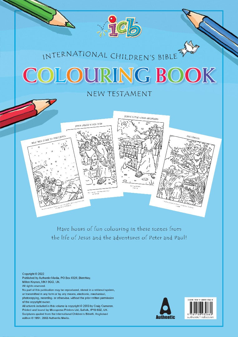 ICB International Children's Bible Colouring Book - Re-vived