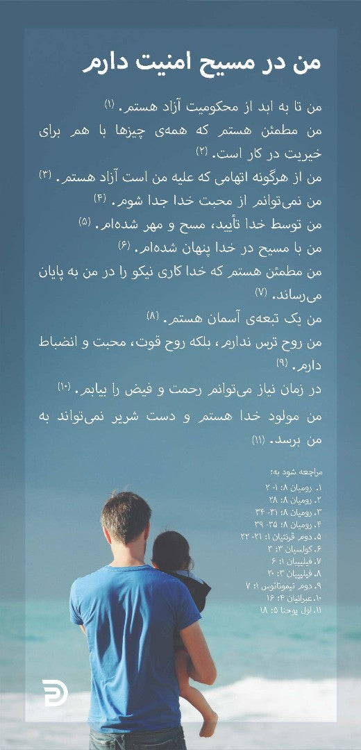 Proclamation Cards: In Christ I Have Certainty (Farsi) - Re-vived