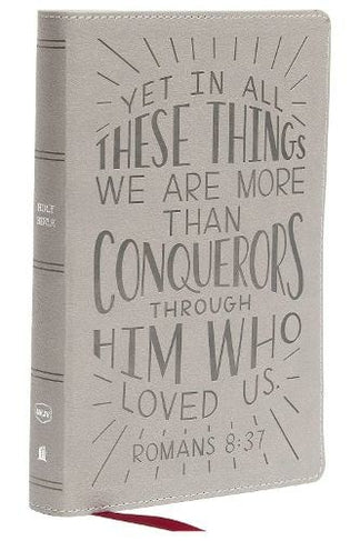 NKJV Holy Bible for Kids, Verse Art Cover, Gray - Re-vived