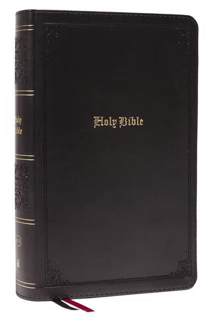 KJV Personal Size Large Print Reference Bible, Black - Re-vived