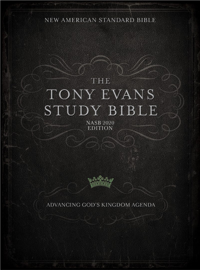 NASB Tony Evans Study Bible, Jacketed Hardcover - Re-vived