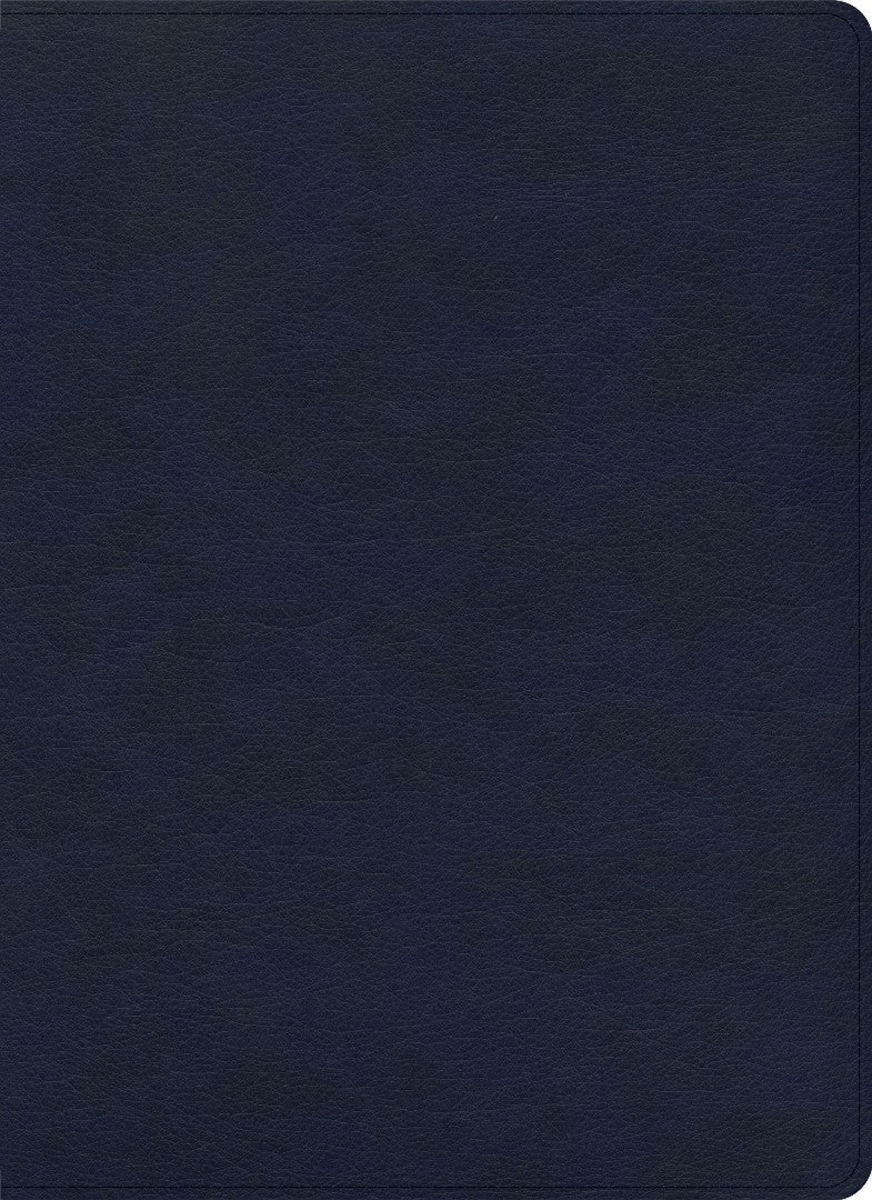 CSB Verse-by-Verse Reference Bible, Navy LeatherTouch - Re-vived