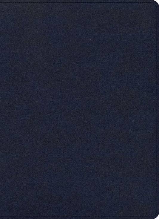 CSB Verse-by-Verse Reference Bible, Navy LeatherTouch - Re-vived