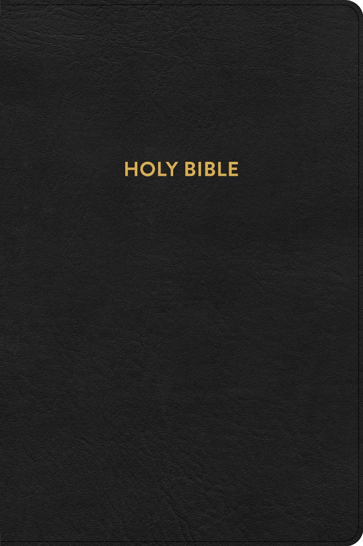 KJV Rainbow Study Bible, Black LeatherTouch, Indexed - Re-vived