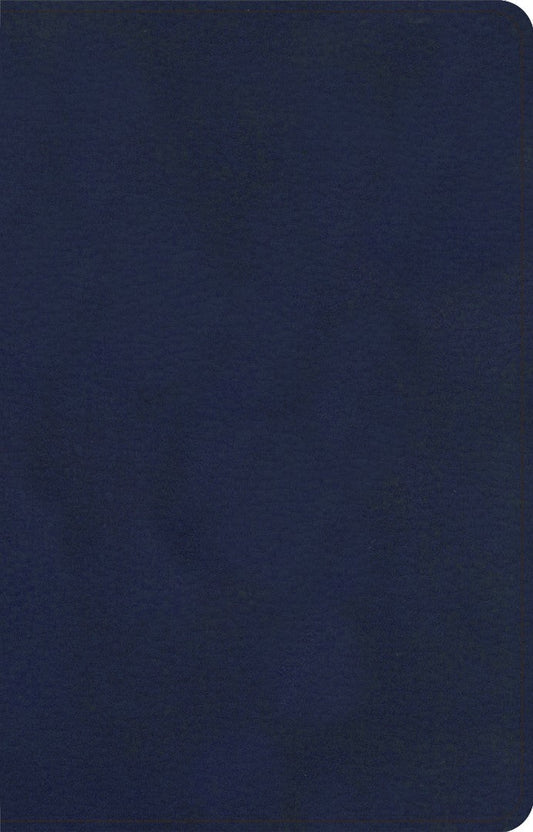 KJV Single-Column Compact Bible, Navy LeatherTouch - Re-vived