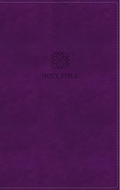 NRSVue Holy Bible Leathersoft, Purple, Comfort Print - Re-vived