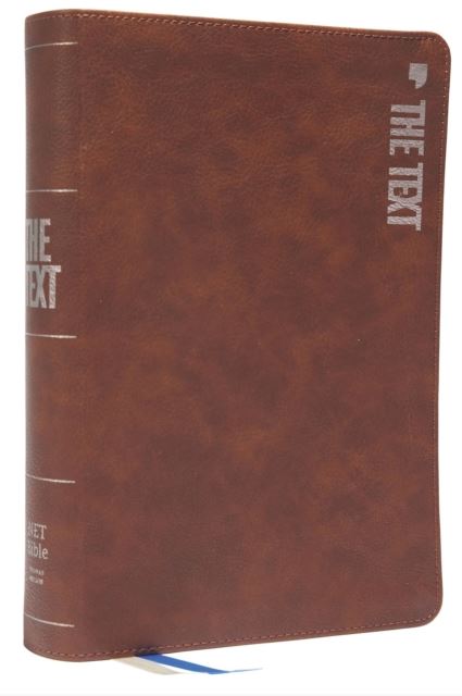 NET The Text Bible Leathersoft, Brown, Comfort Print - Re-vived