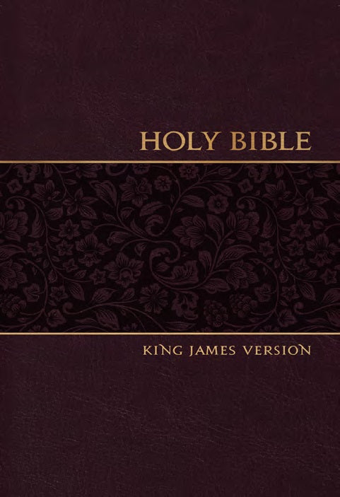 KJV Holy Bible, Personal Mulberry - Re-vived