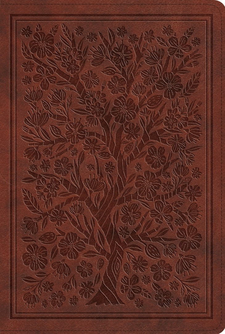 ESV Women's Study Bible, TruTone, Tan, Almond Tree Design - Re-vived
