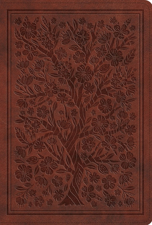 ESV Women's Study Bible, TruTone, Tan, Almond Tree Design - Re-vived