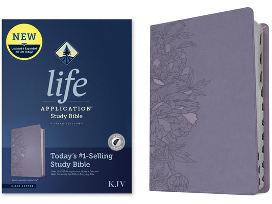 KJV Life Application Study Bible, Third Edition, Peony - Re-vived